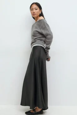 Satin skirt