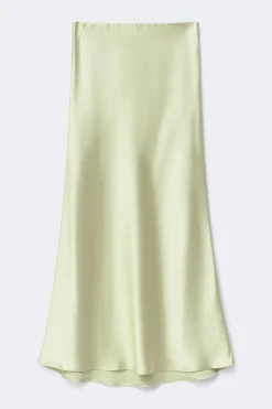 Satin skirt