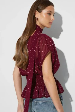 Scarf blouse