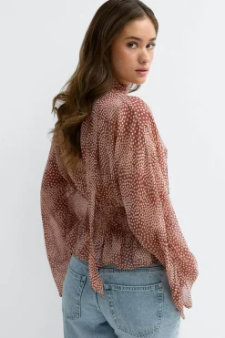 Scarf blouse