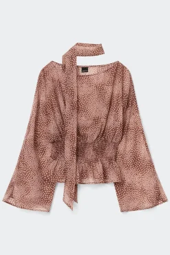 Scarf blouse