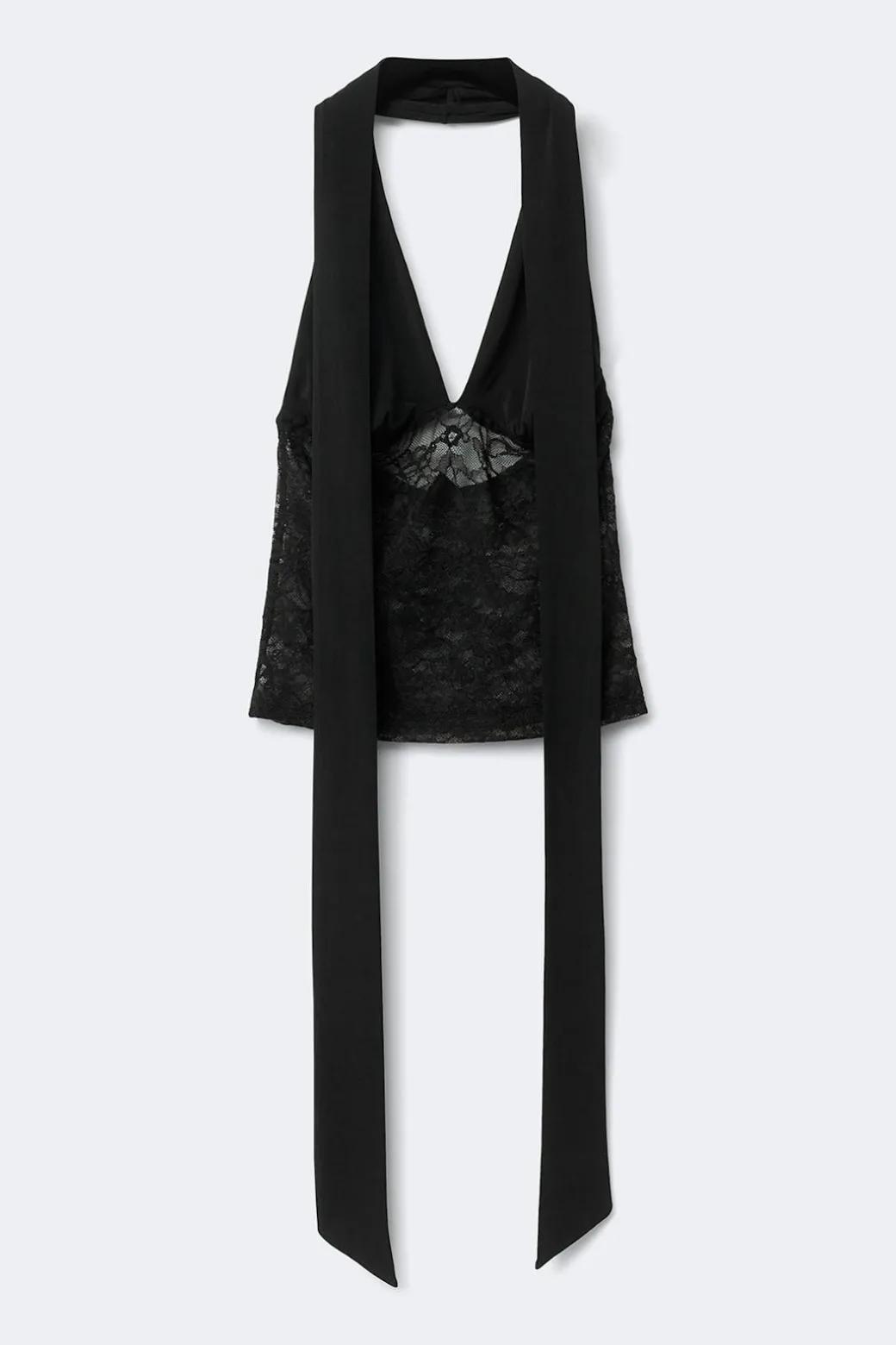 Scarf halterneck top