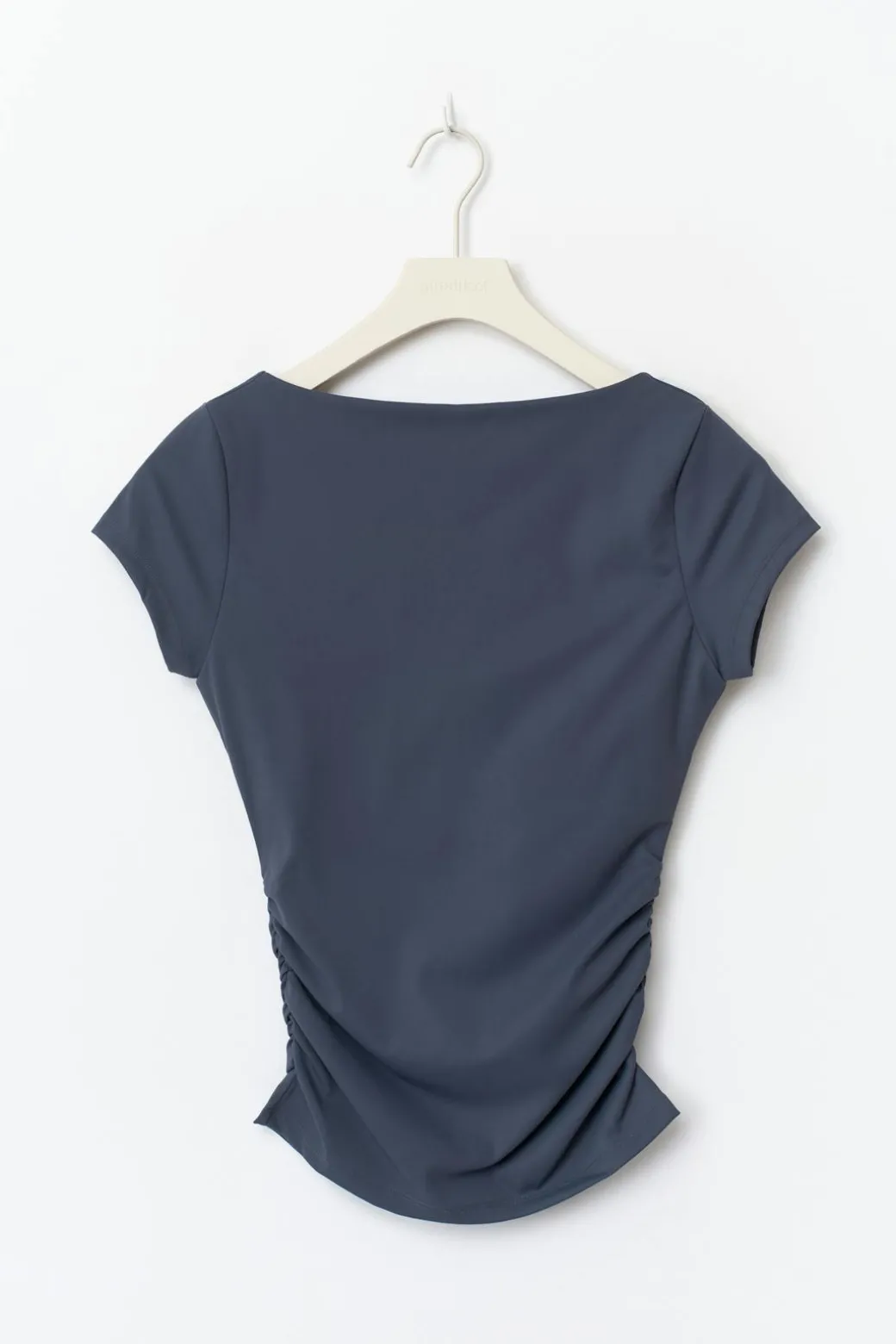 Scooped back yoga top