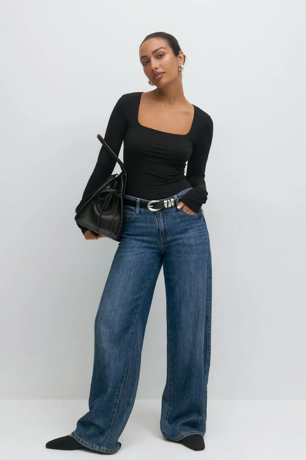 Scoop neck top