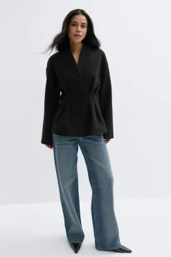 Sculpted felt jacket