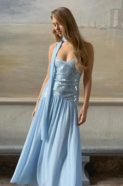 Sequin maxi dress