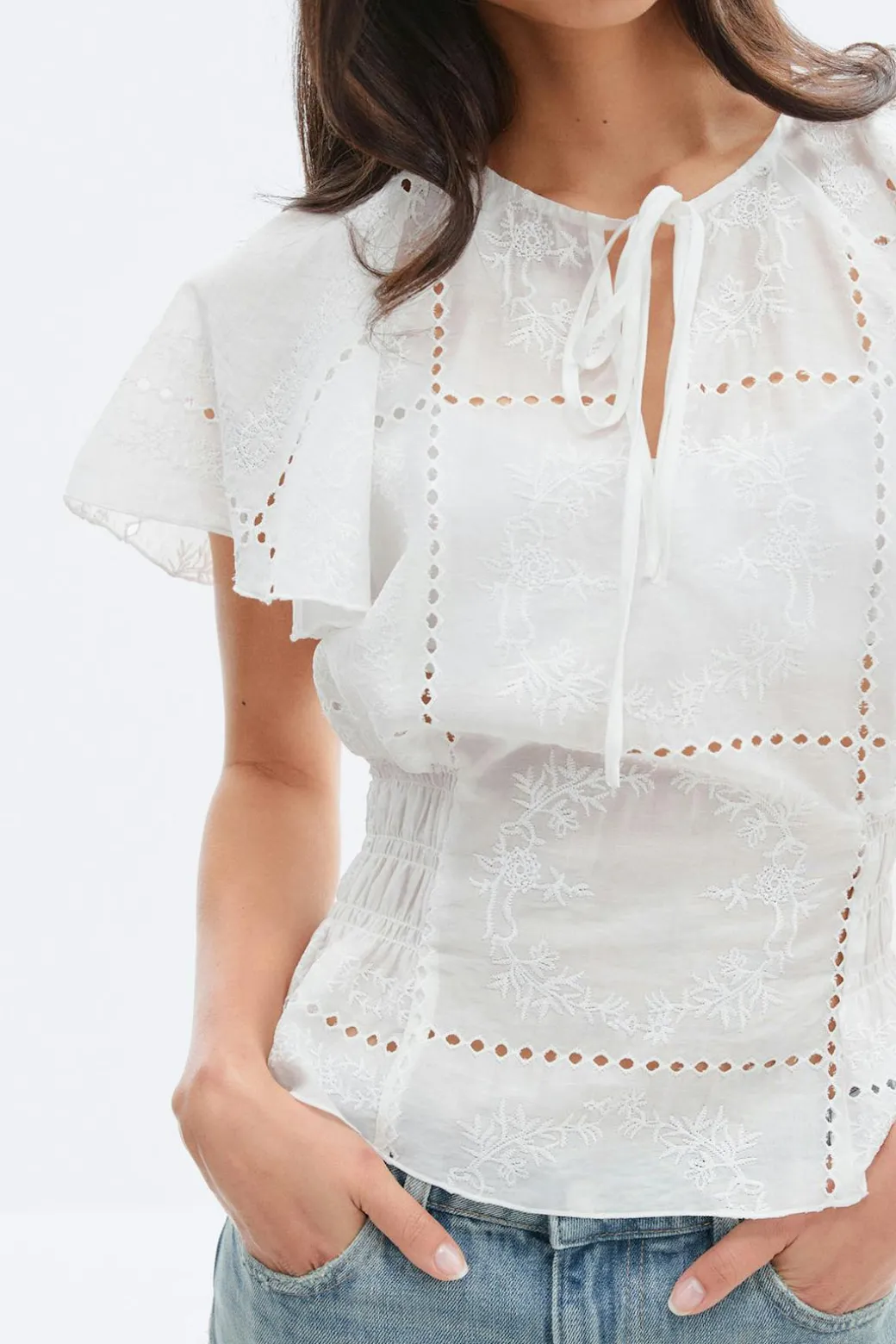 Sheer blouse