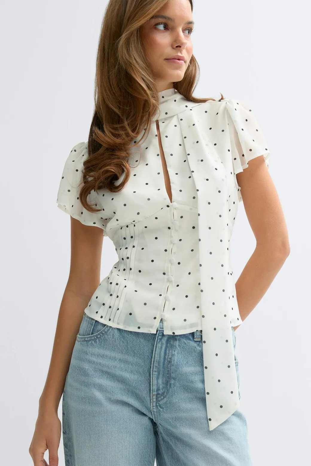 Sheer blouse
