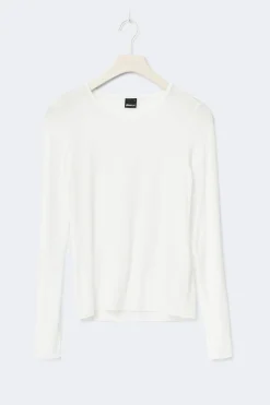 Sheer long sleeve top