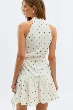Sheer wrap dress