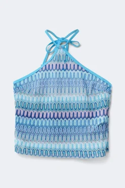14+ shell halterneck singlet