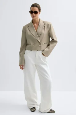 Short double breasted blazer
