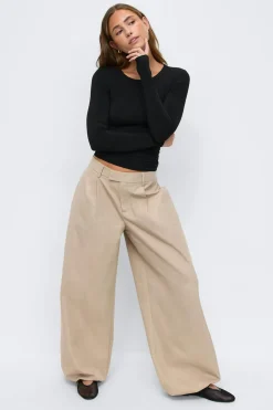 Slim fit long sleeve top