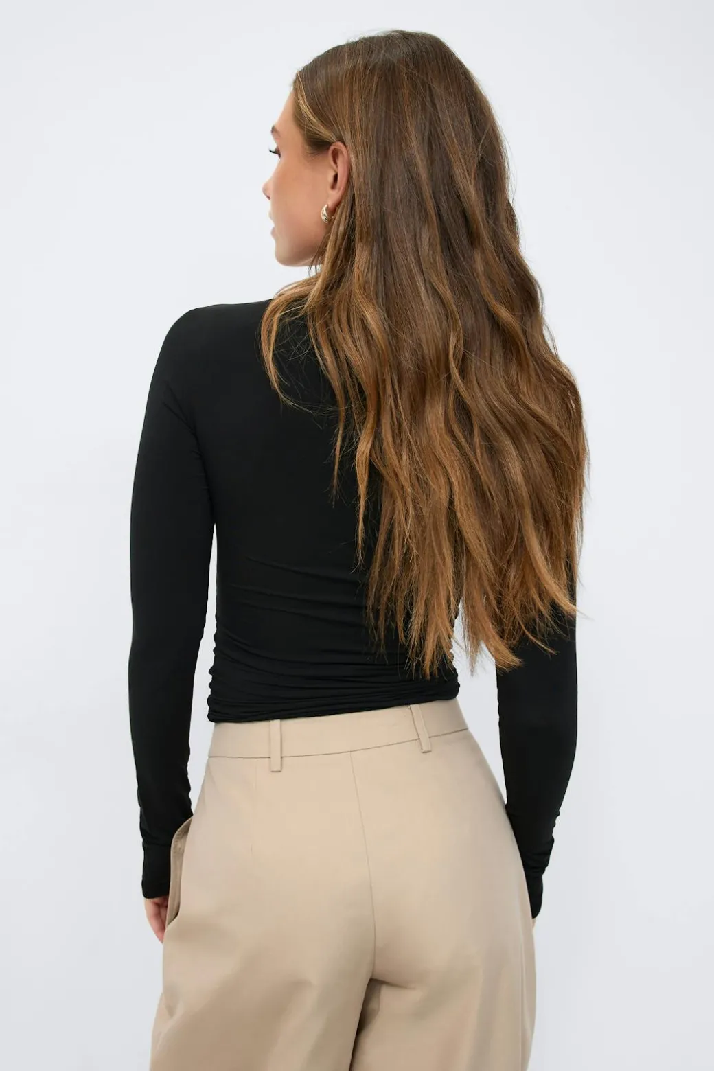 Slim fit long sleeve top