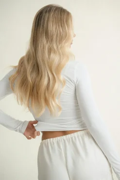 Slim fit long sleeve top