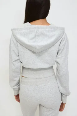 Slim fit zip hoodie