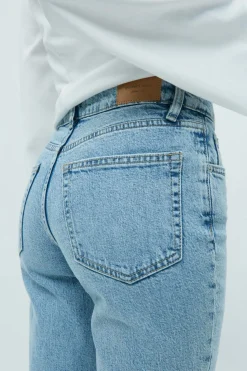 Slim straight jeans