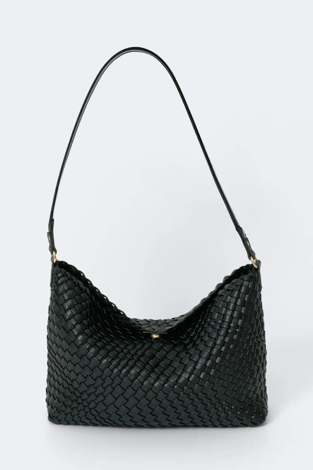 Slouchy braided strap bag