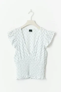 Smock frill top