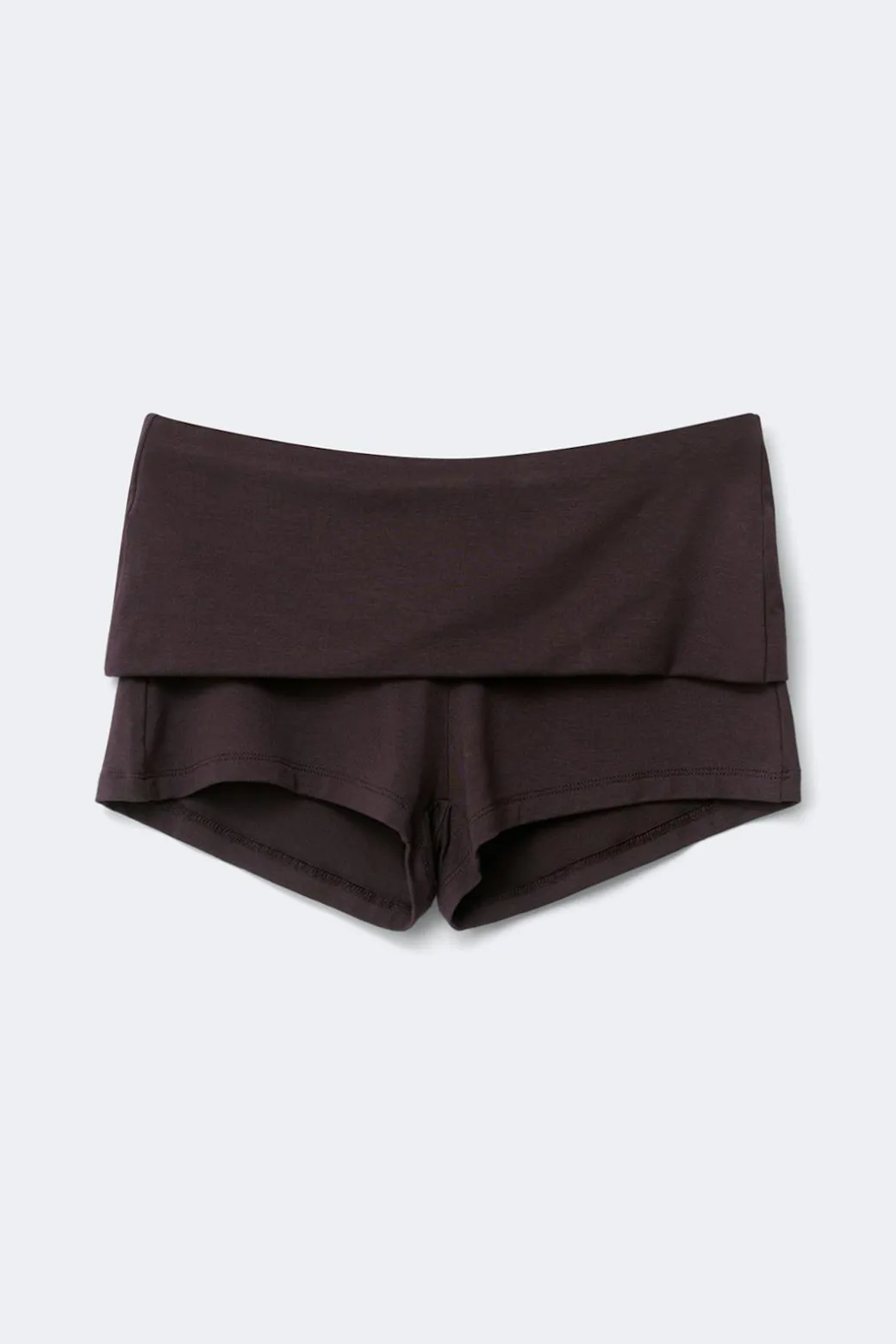 Soft folded loungewear shorts