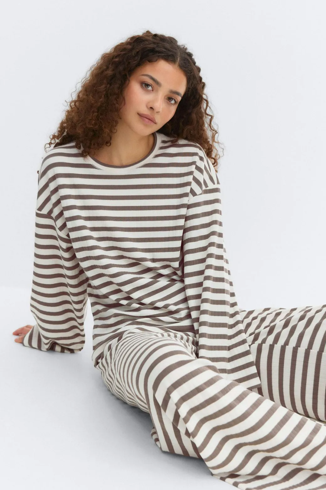 Soft loungewear longsleeve top