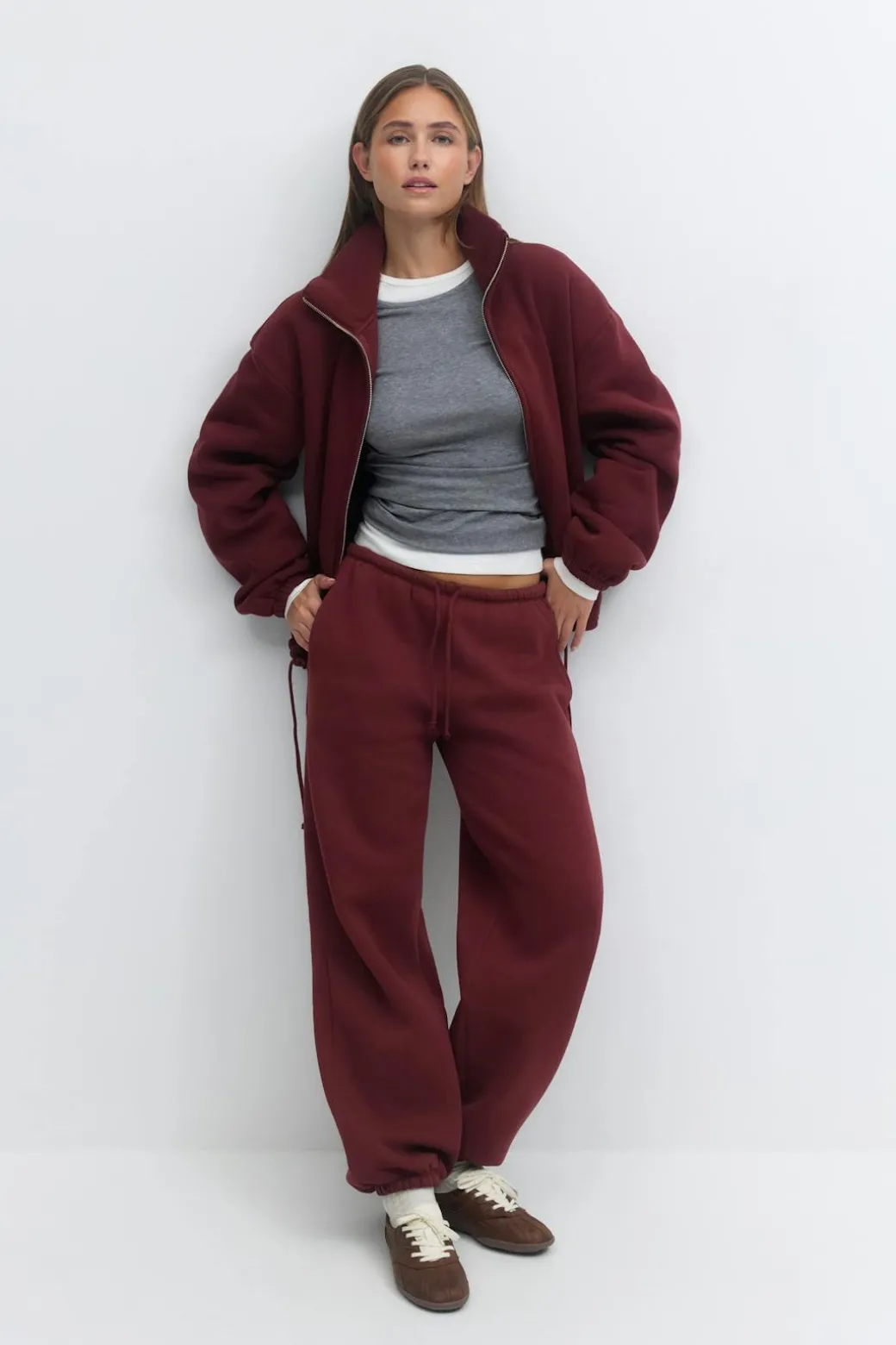 Soft sport zip sweater