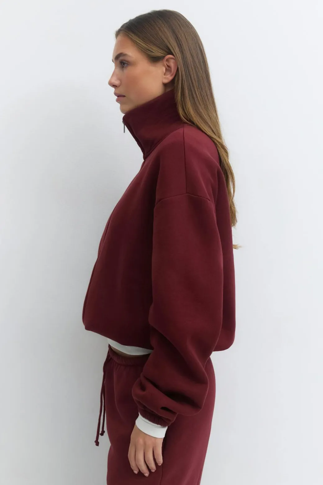 Soft sport zip sweater