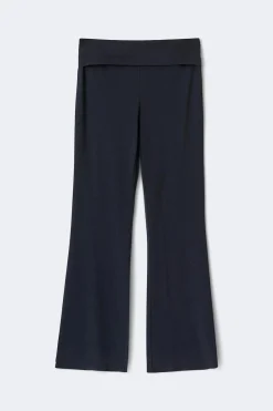 Soft touch folded trouser