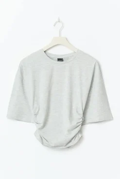 Soft touch ruched tee