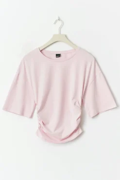 Soft touch ruched tee