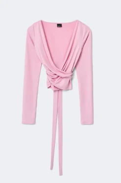 Soft wrap yoga cardigan