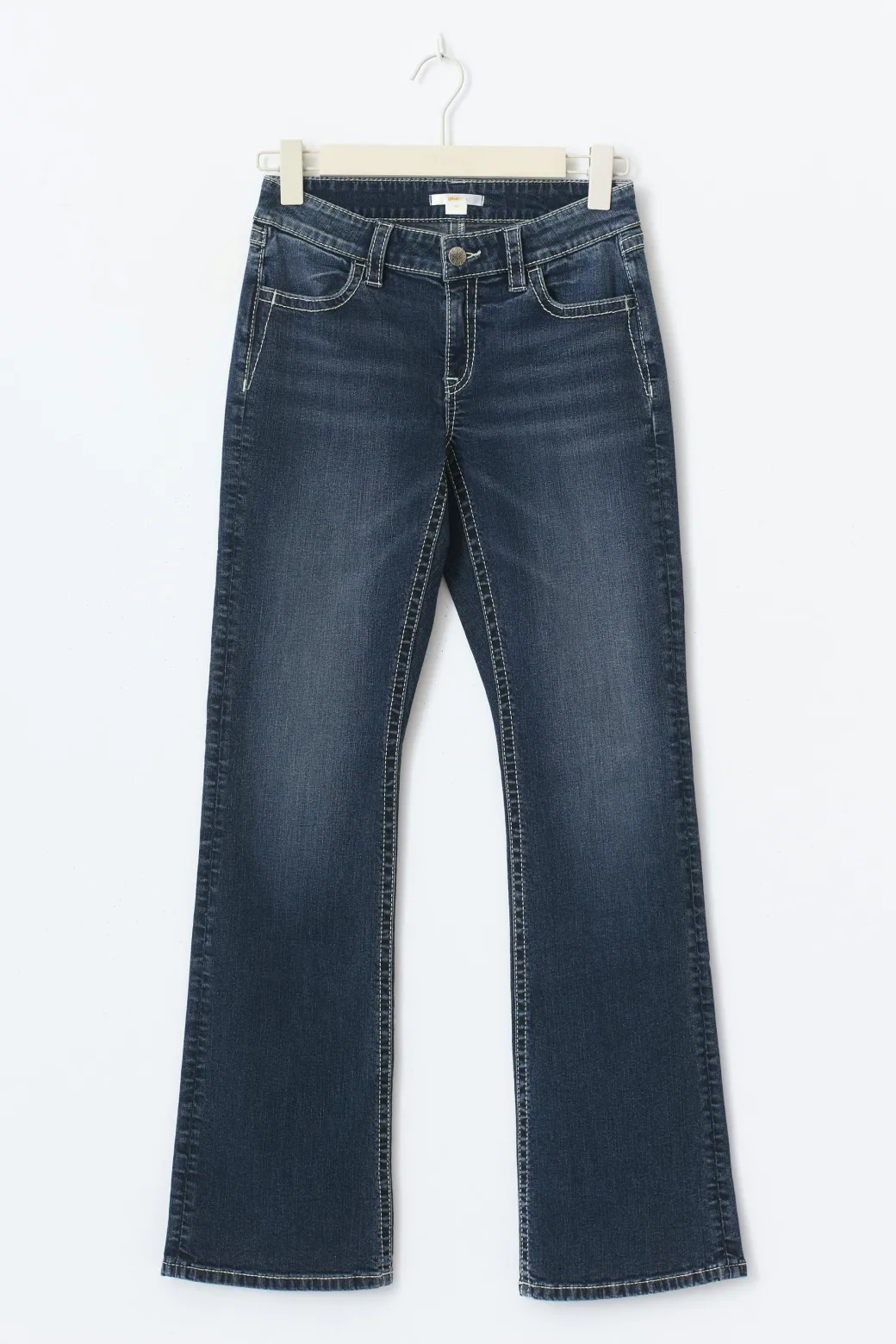 Sparkle low flare jeans
