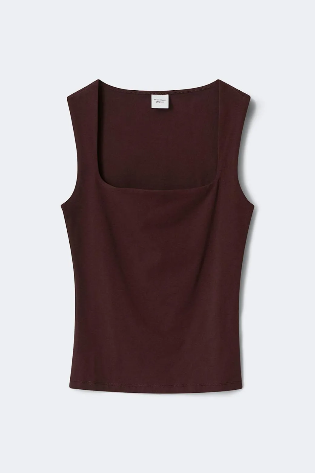 Square neck tank top