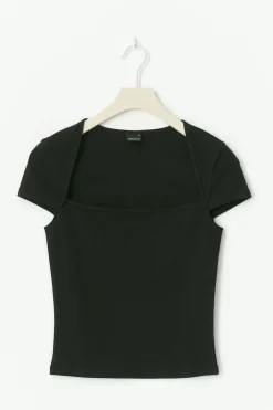Square neck top