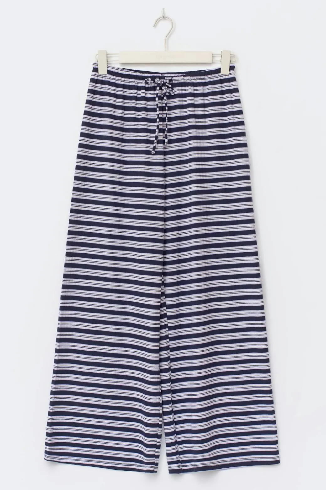 Striped soft trousers