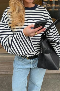 Stripe long sleeve tee