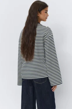 Stripe long sleeve tee