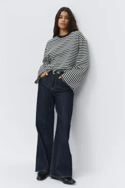 Stripe long sleeve tee