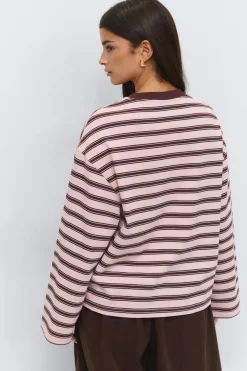 Stripe long sleeve tee