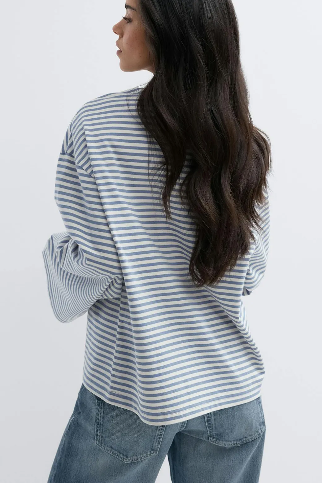 Stripe long sleeve tee