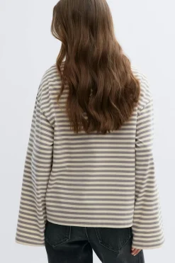 Stripe long sleeve tee