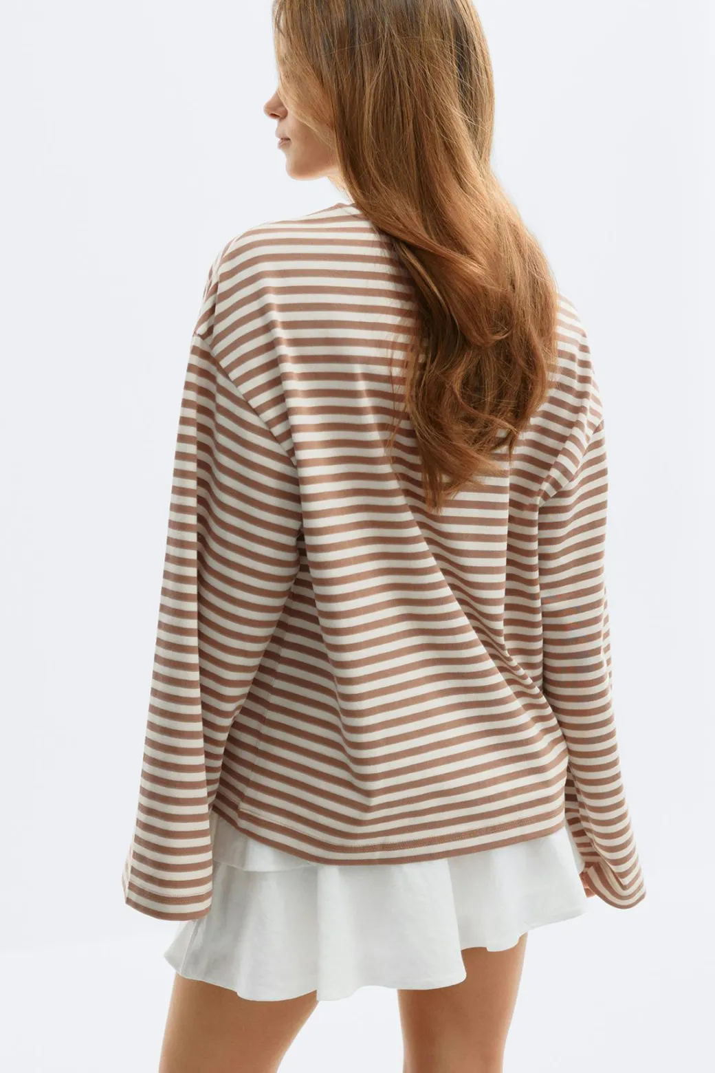 Stripe long sleeve tee