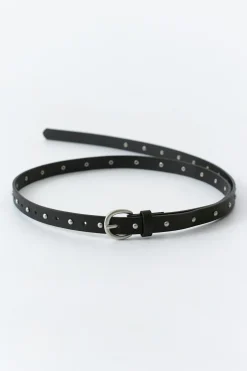 Studded long belt