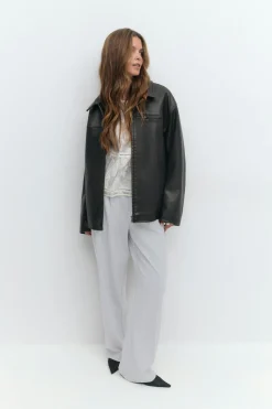 Tailored wide trousers