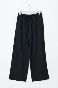tall linen blend trousers
