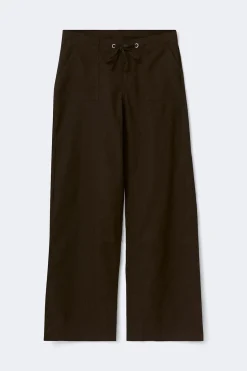 Tall linen blend trousers