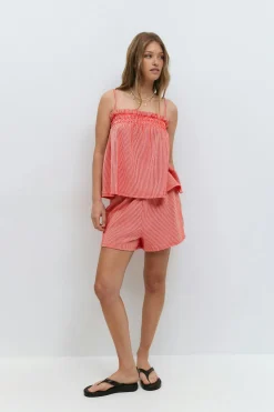Textured shorts