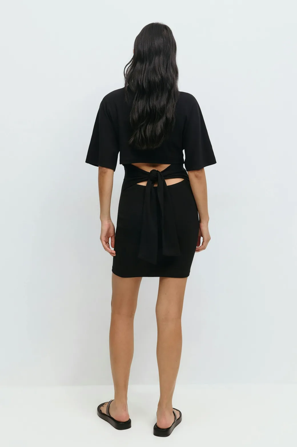 Tie back dress