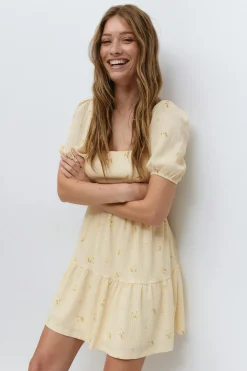 Tie back mini dress