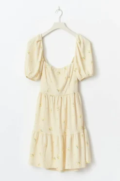 Tie back mini dress